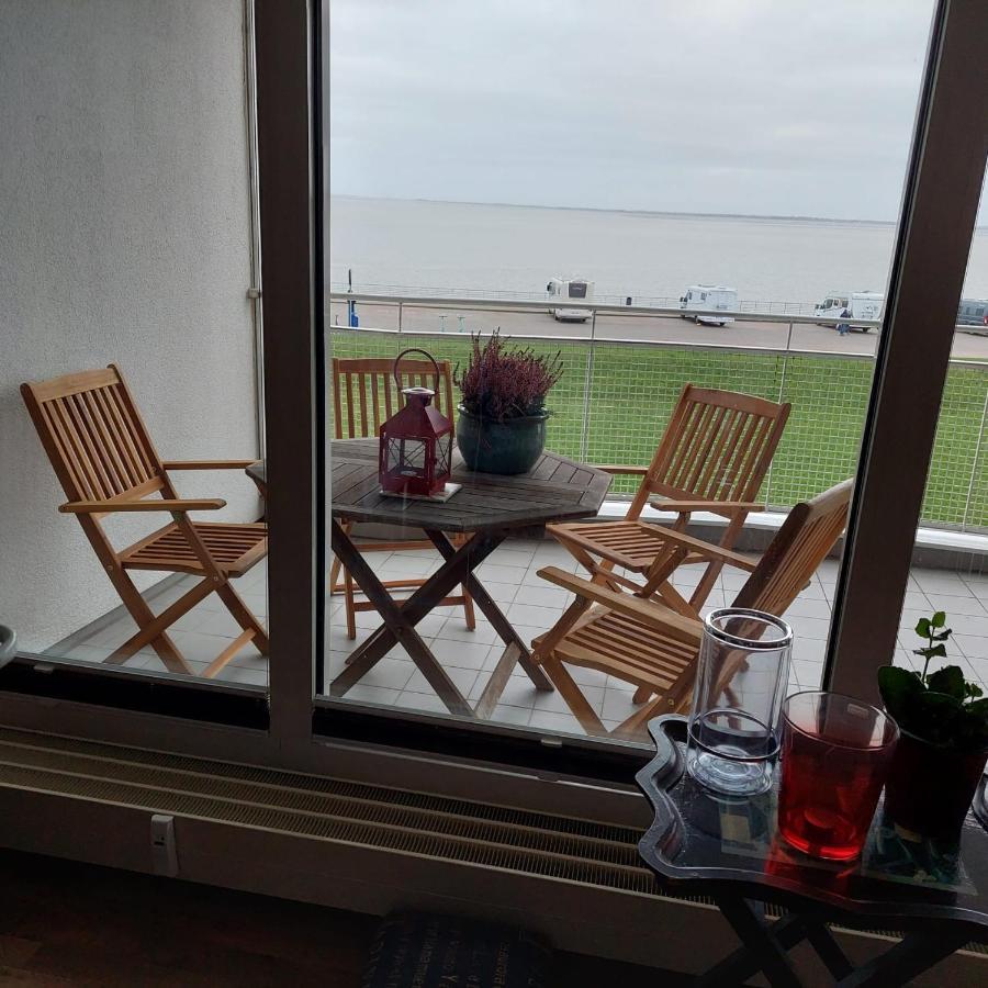 Studio Mit Meerblick Und Grosser Loggia - Direktzugang Zur Nordsee Wilhelmshaven Eksteriør bilde
