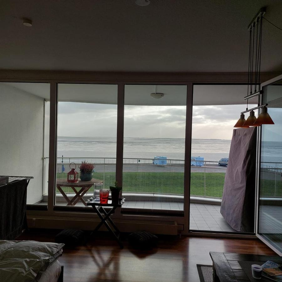 Studio Mit Meerblick Und Grosser Loggia - Direktzugang Zur Nordsee Wilhelmshaven Eksteriør bilde