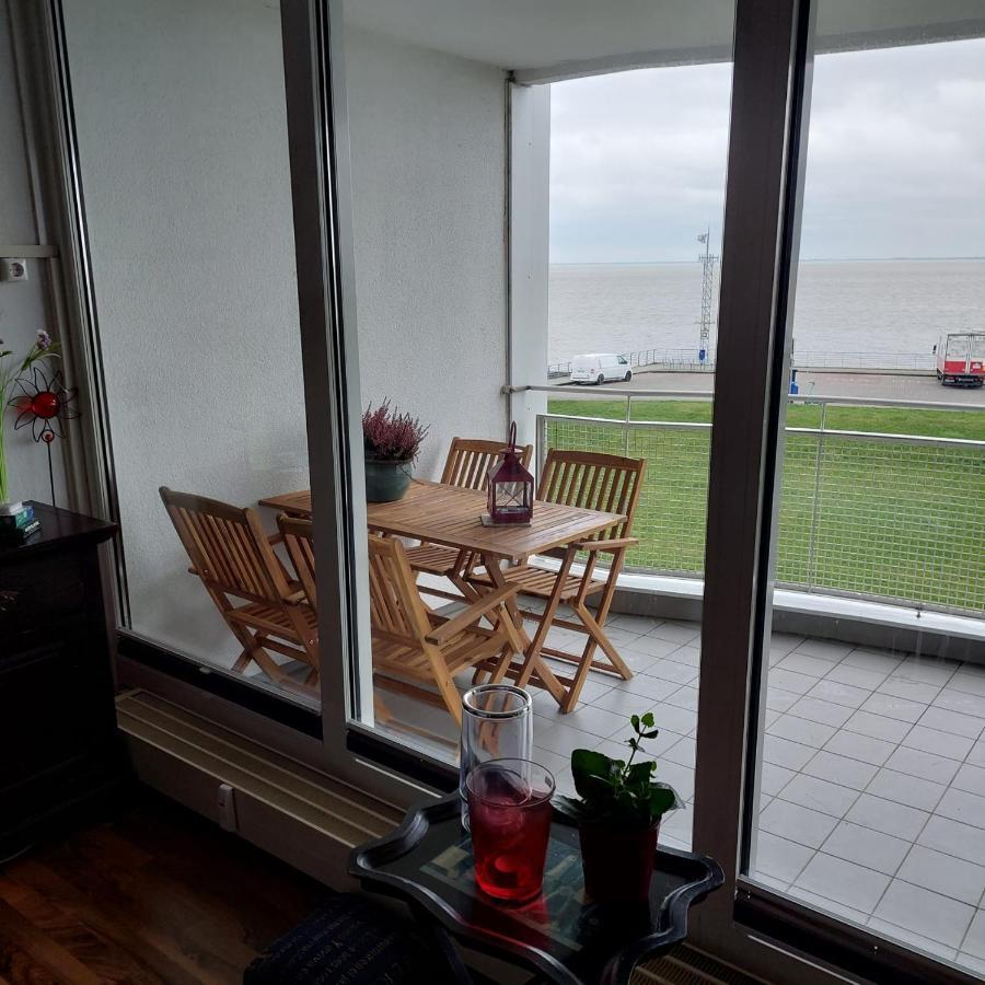 Studio Mit Meerblick Und Grosser Loggia - Direktzugang Zur Nordsee Wilhelmshaven Eksteriør bilde